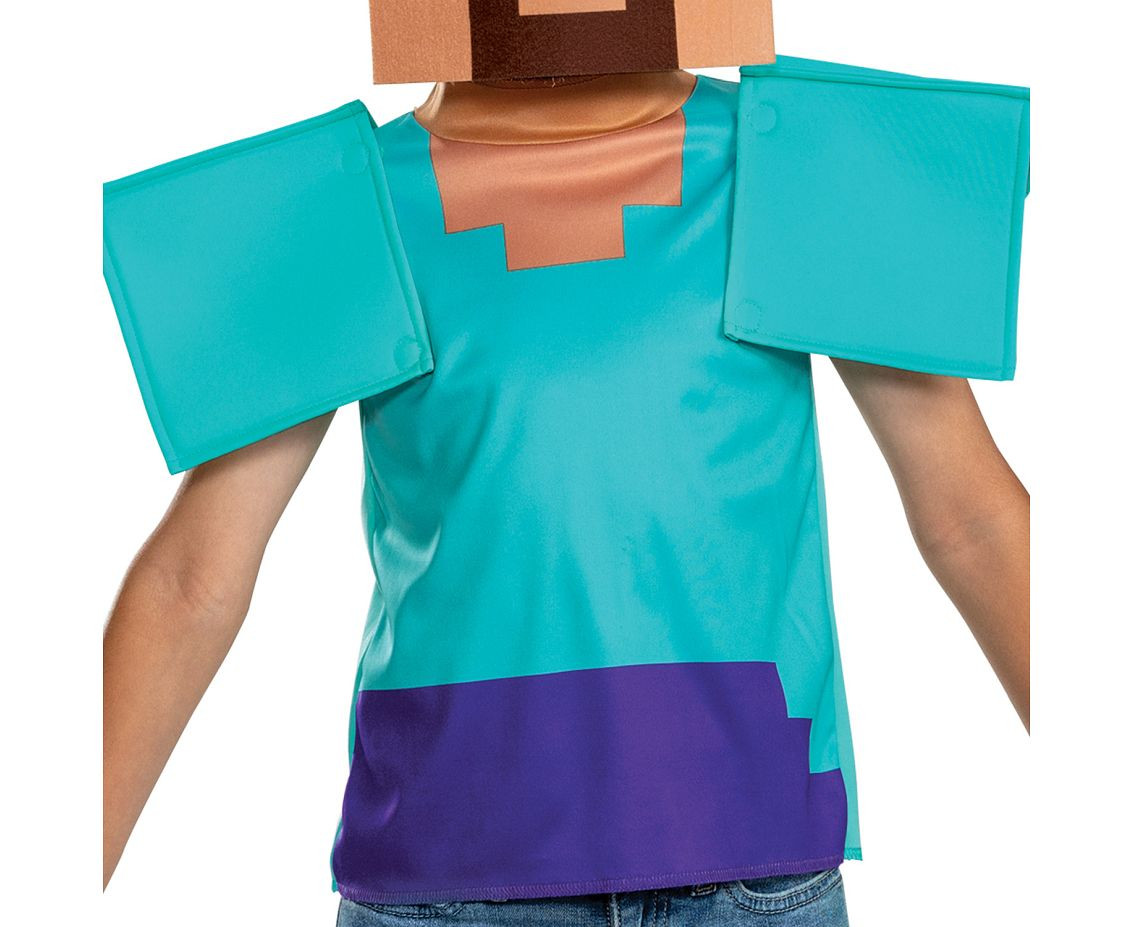 Costume Steve Essential- Minecraft (license), size. XS (3-4 years)